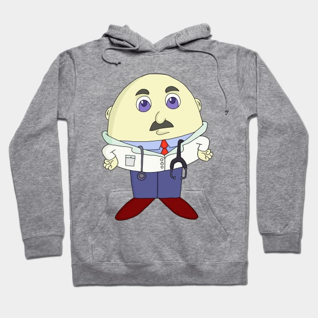 Egg Head Doctor Hoodie by DiegoCarvalho